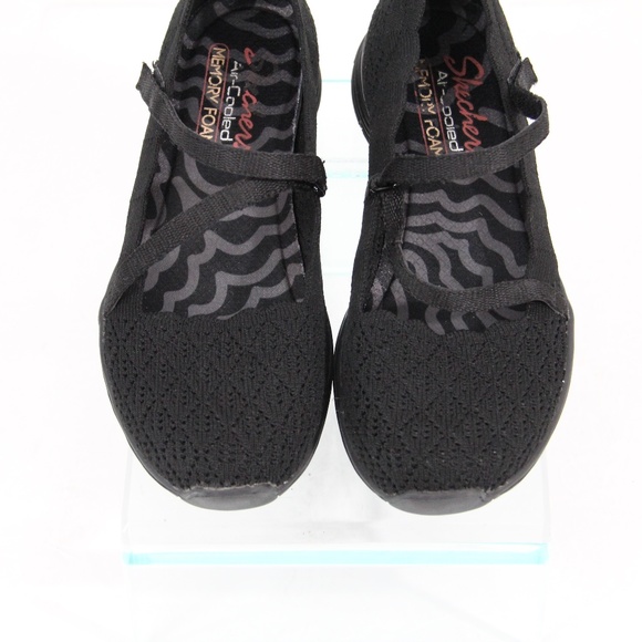 Skechers Mary Jane Shoes Women Flat Seager Strike - Picture 6 of 9